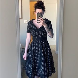 Vintage Polkadot Dress